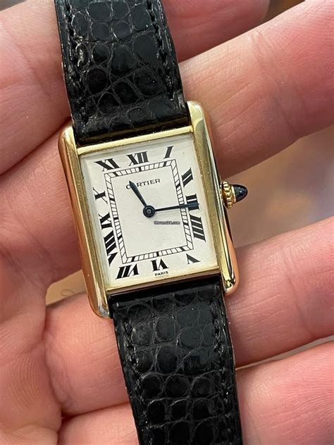 cartier tank watch chrono24|cartier tank watch vintage.